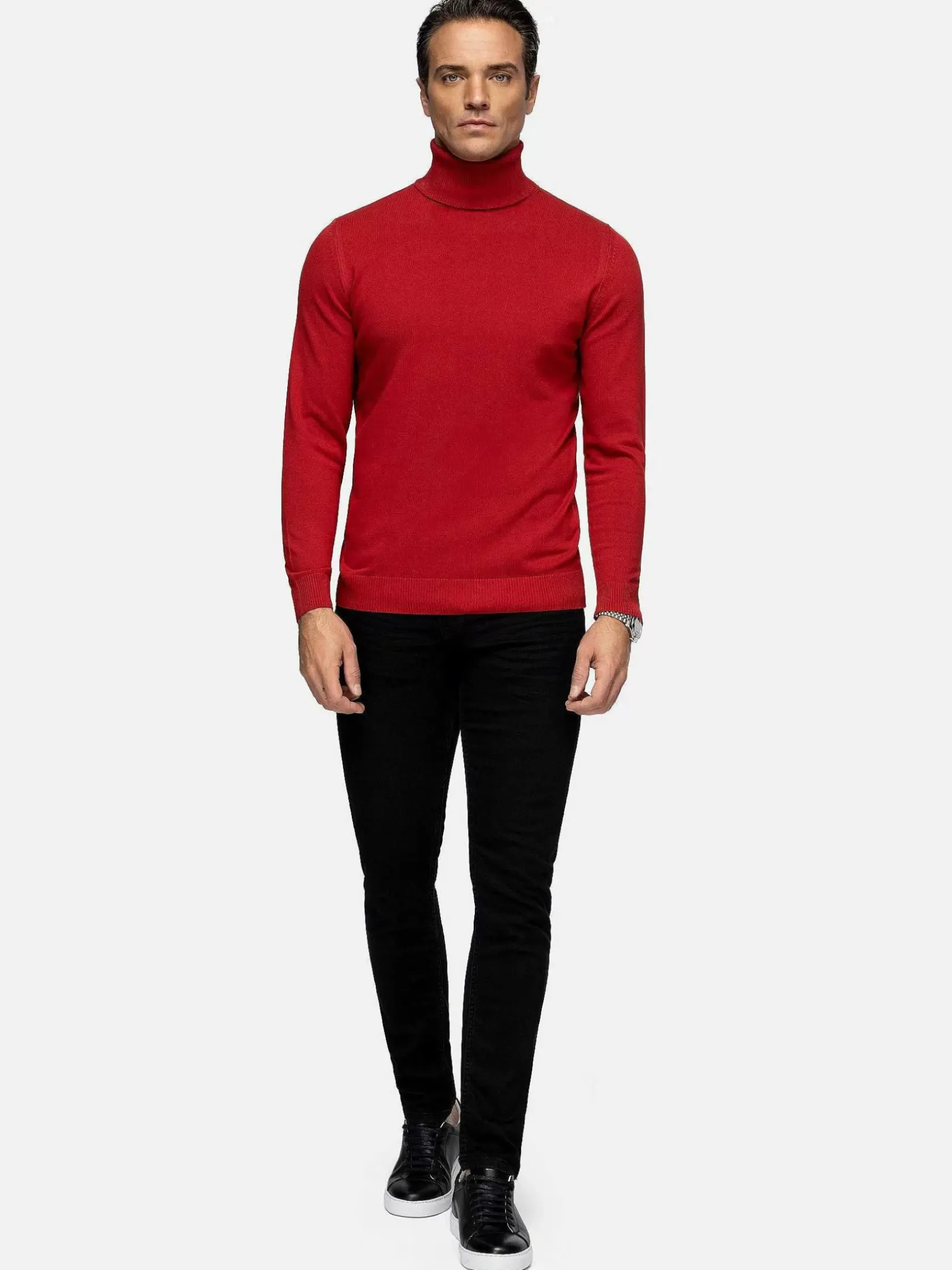 Wam Denim Sweaters|Sweater 76344 Reinel Red