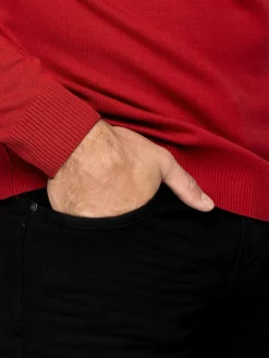 Wam Denim Sweaters|Sweater 76344 Reinel Red
