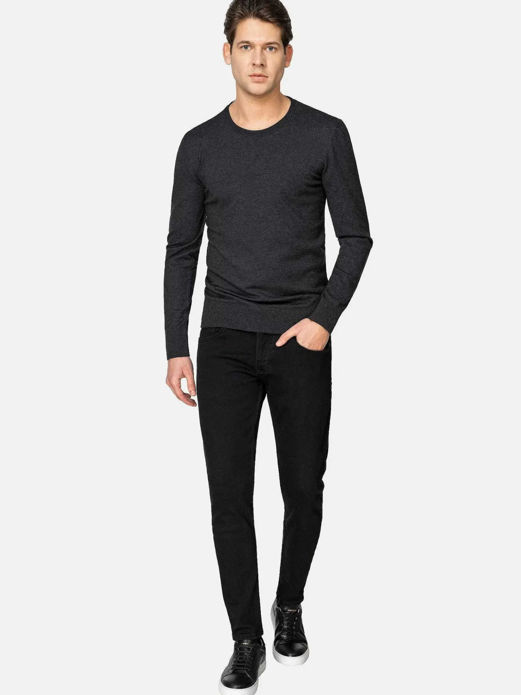 Wam Denim Sweaters|Sweater Sender Anthracite