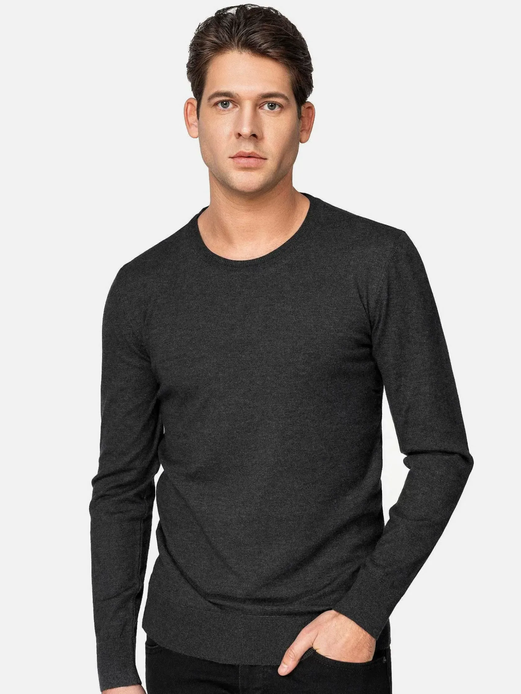 Wam Denim Sweaters|Sweater Sender Anthracite