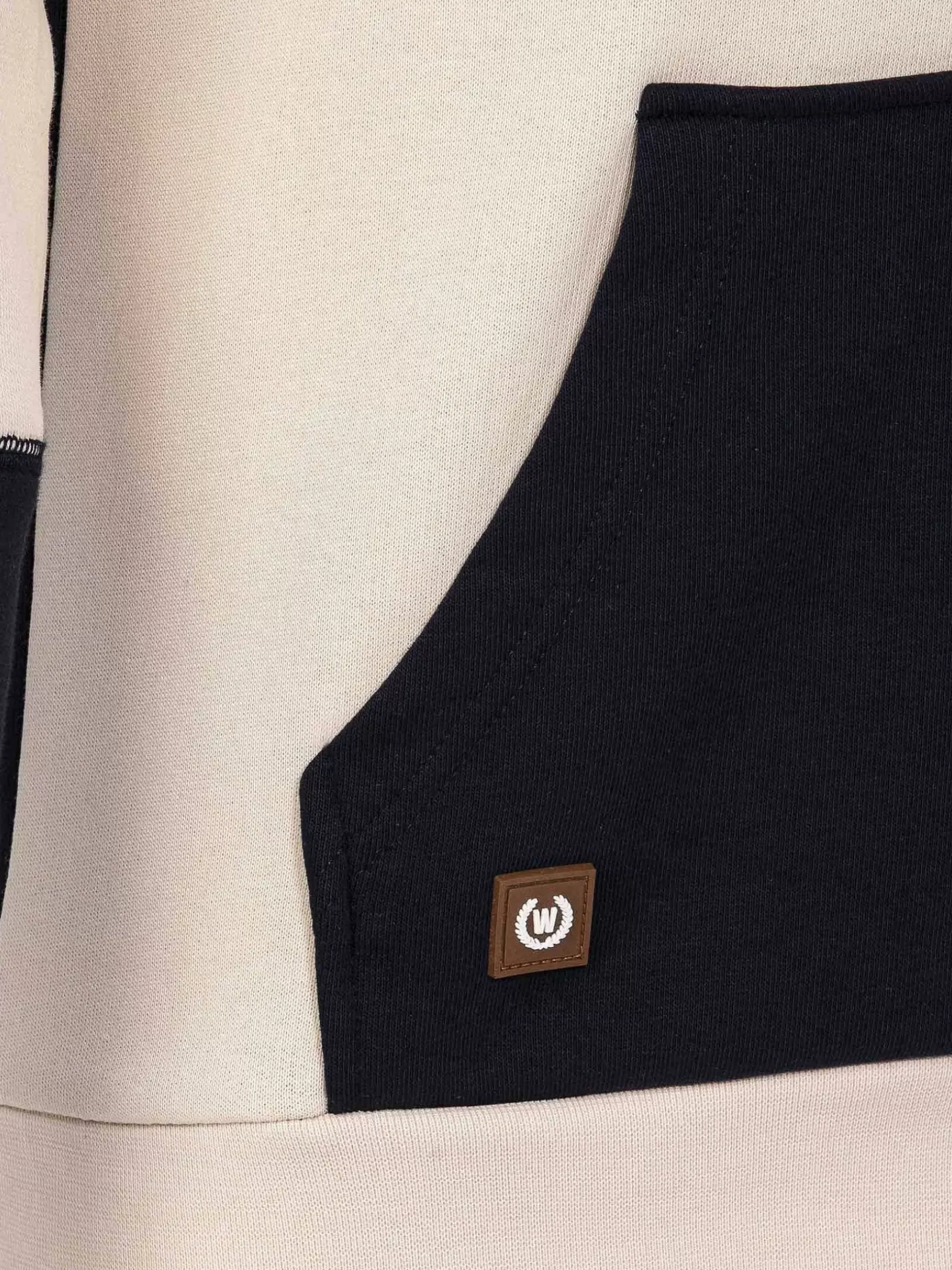 Wam Denim Sweaters|Sweater 76353 Sotano Navy Beige