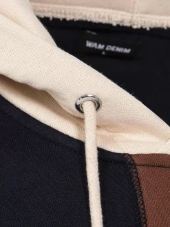 Wam Denim Sweaters|Sweater 76353 Sotano Navy Beige