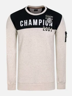 Wam Denim Sweaters|Sweater 76332 Sumar Beige