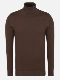 Wam Denim Sweaters|Sweater 76345 Yard Brown