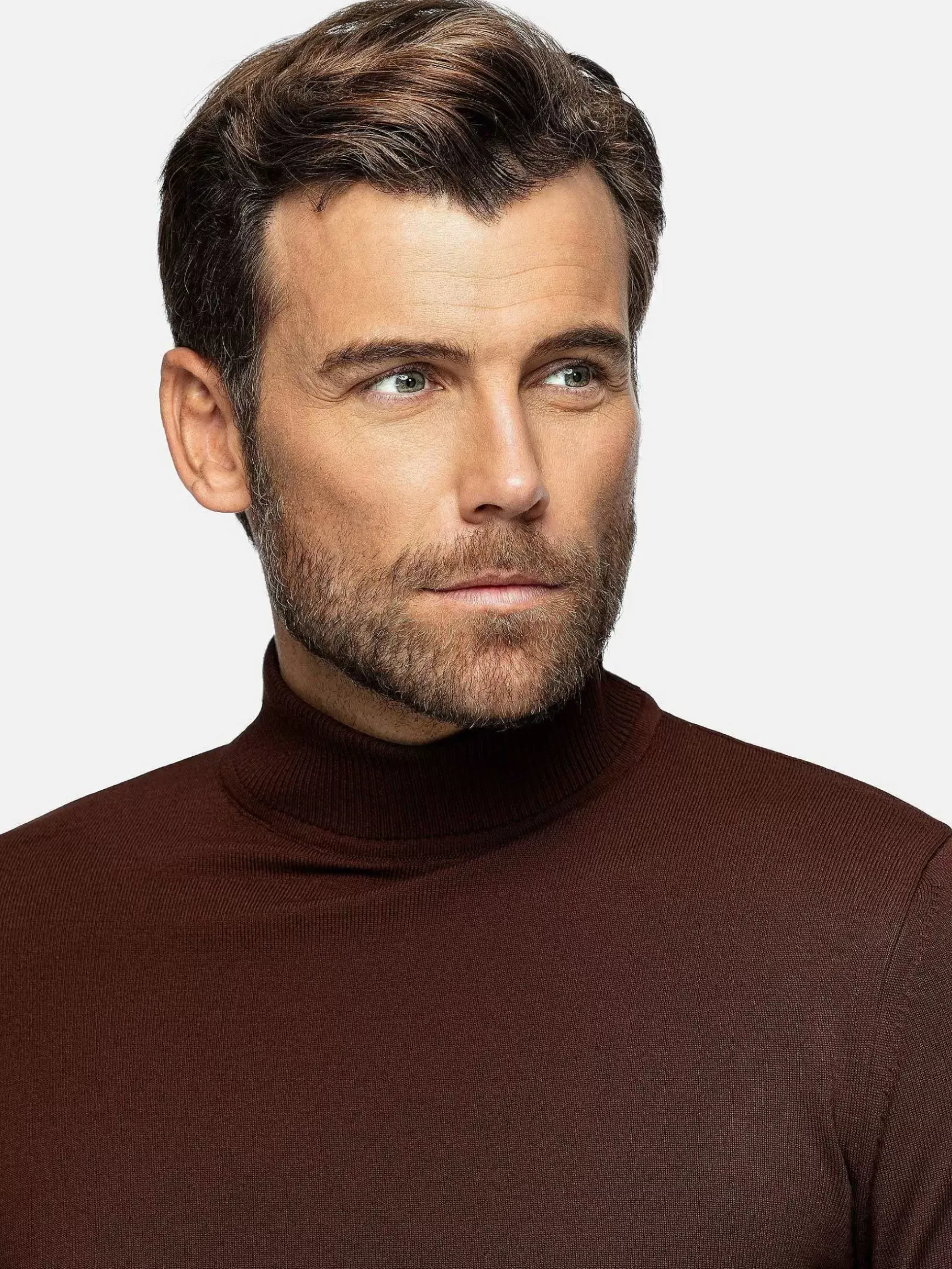 Wam Denim Sweaters|Sweater 76345 Yard Brown