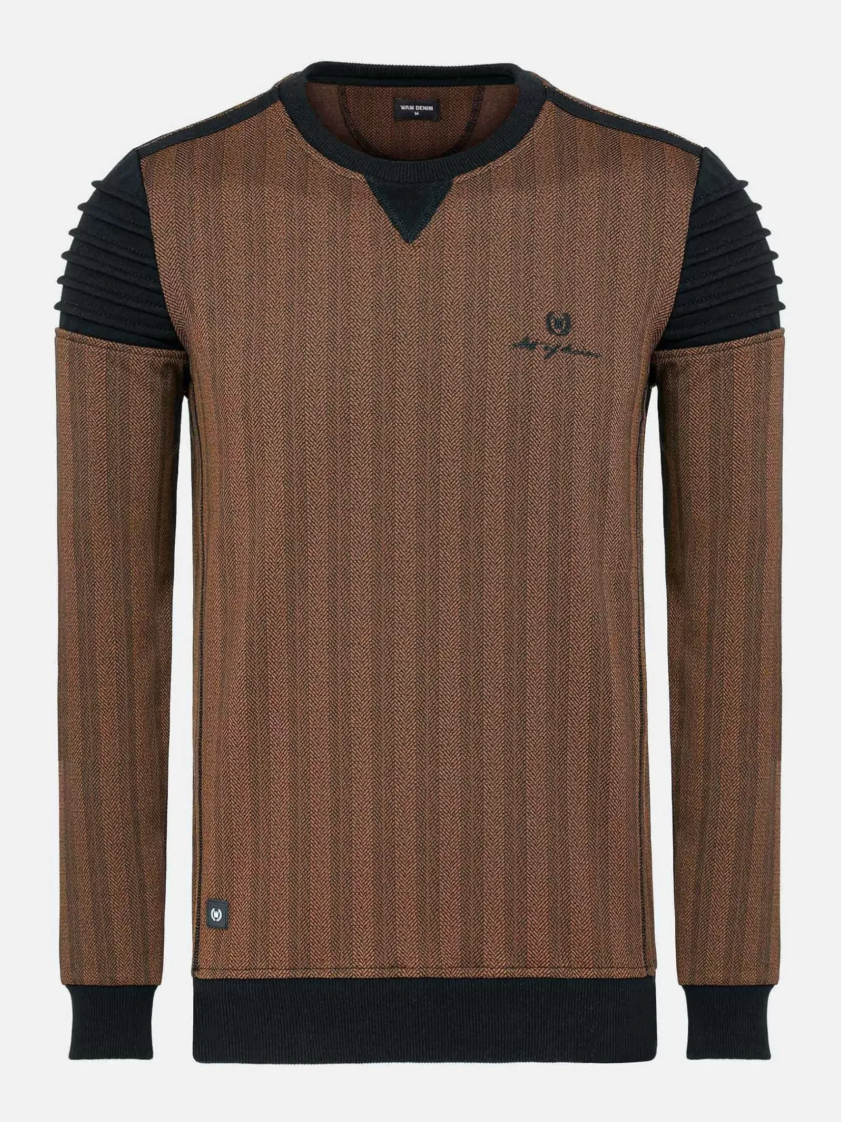 Wam Denim Sweaters|Sweater 76339 Zaire Brown