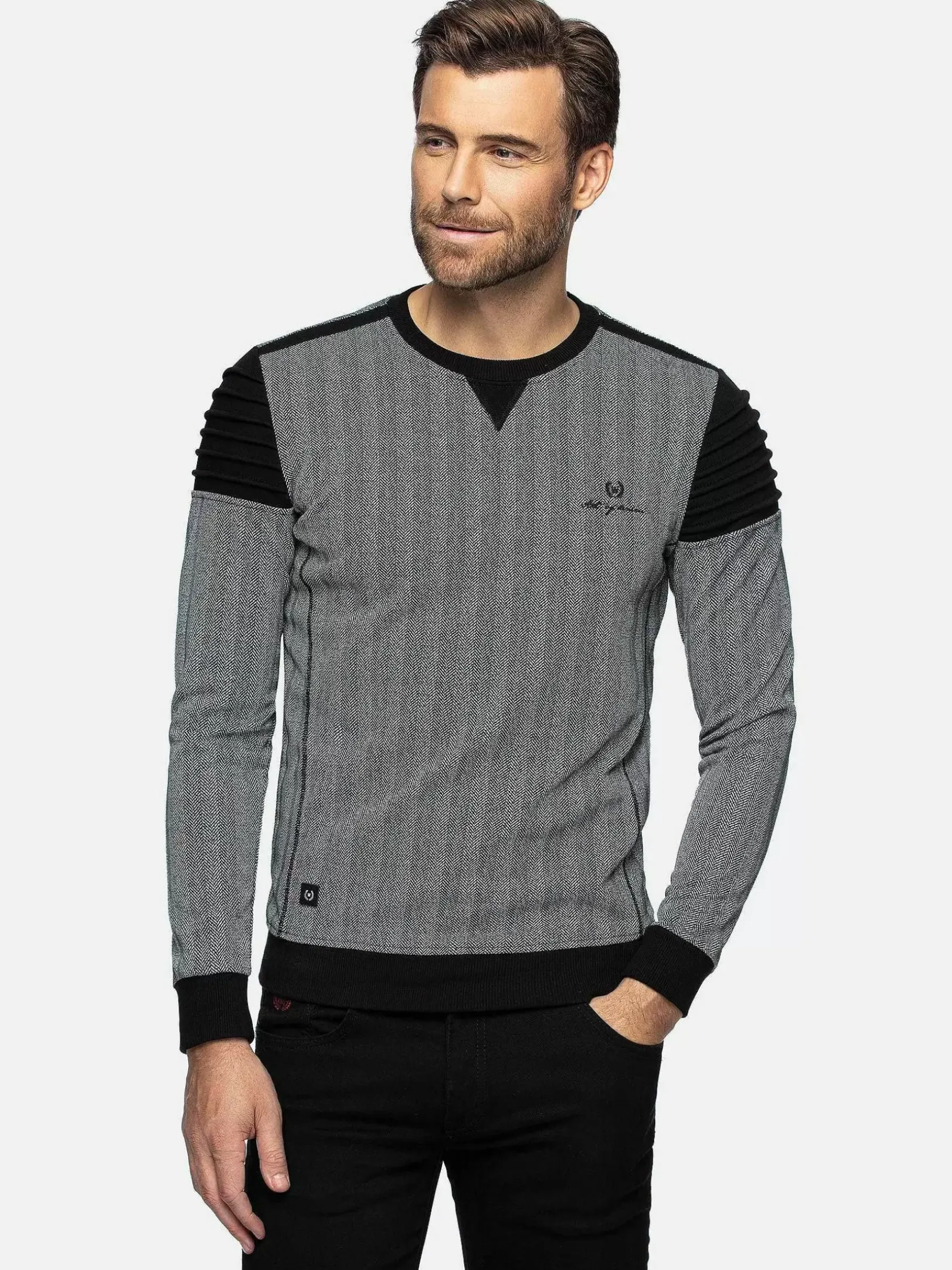 Wam Denim Sweaters|Sweater 76339 Zaire Grey