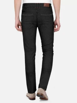 Wam Denim Jeans|Swindon Stretch Slim Fit Black Jeans