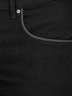 Wam Denim Jeans|Swindon Stretch Slim Fit Black Jeans