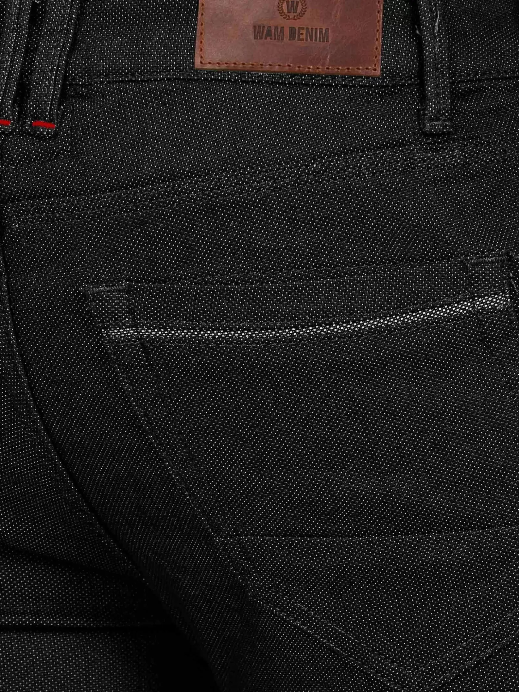 Wam Denim Jeans|Swindon Stretch Slim Fit Black Jeans