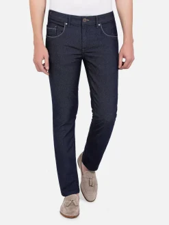 Wam Denim Jeans|Swindon Stretch Slim Fit Dark Navy Jeans