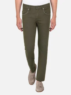 Wam Denim Jeans|Swindon Stretch Slim Fit Khaki Jeans