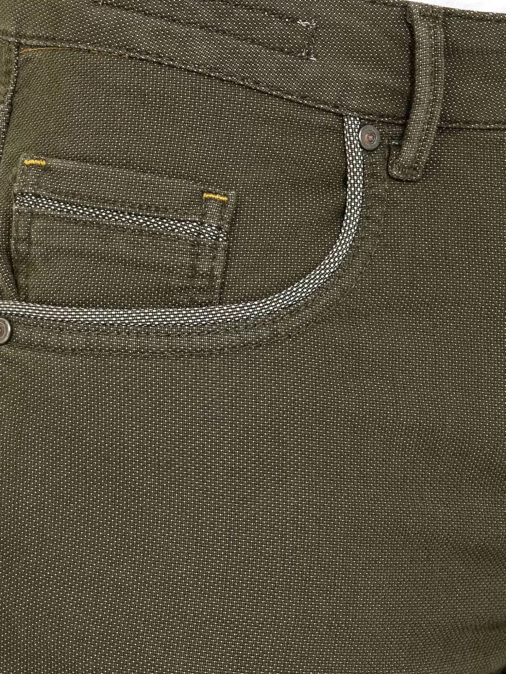 Wam Denim Jeans|Swindon Stretch Slim Fit Khaki Jeans