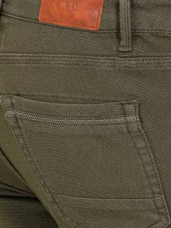 Wam Denim Jeans|Swindon Stretch Slim Fit Khaki Jeans