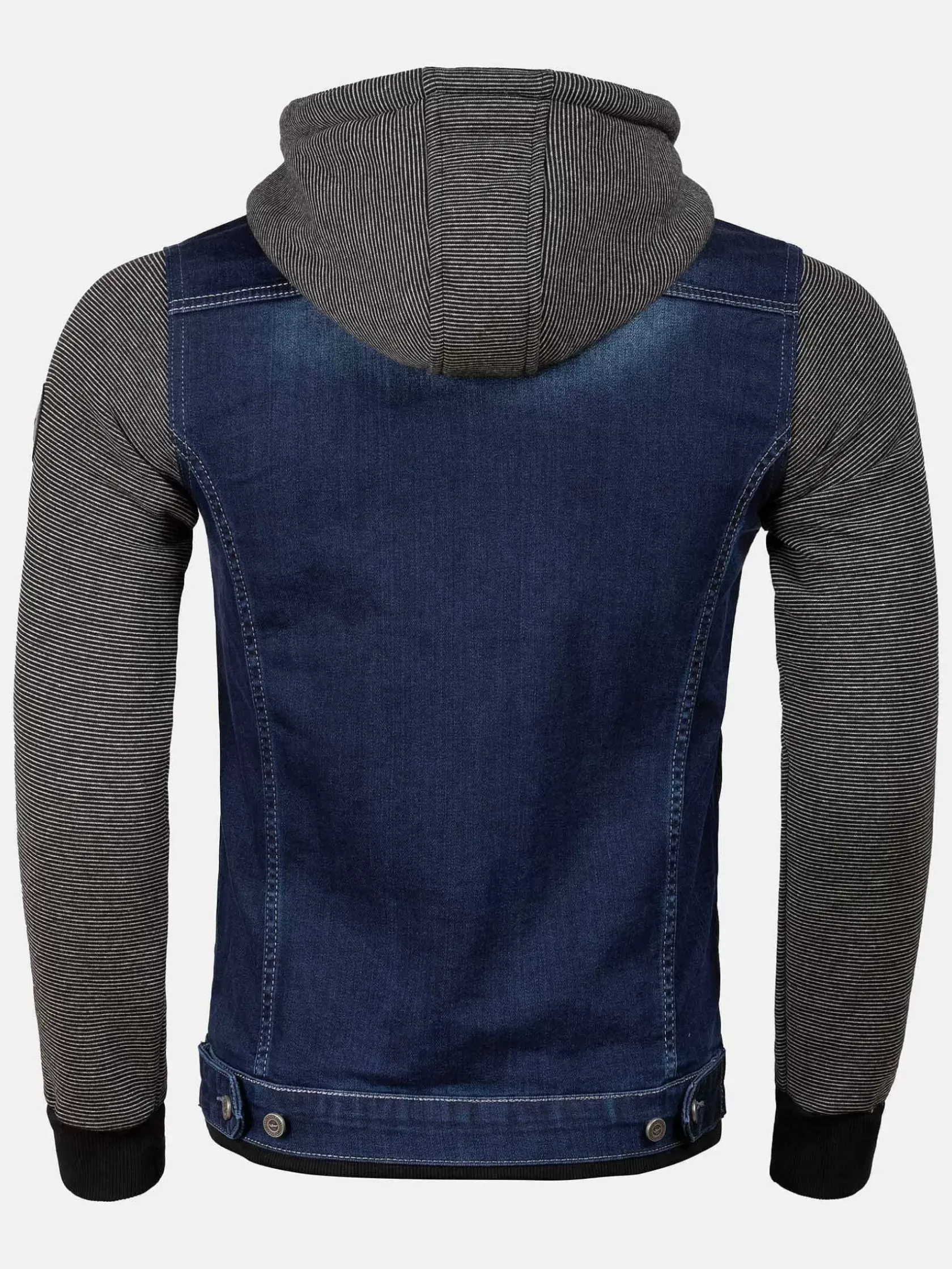 Wam Denim Vesten|Thun Slim Fit Hoodie Navy Black Vesten