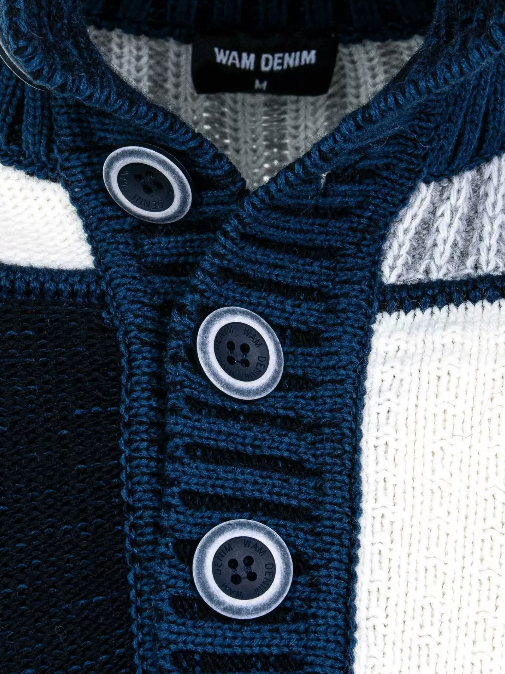 Wam Denim Truien|Truien 77542 Cambridge Navy White