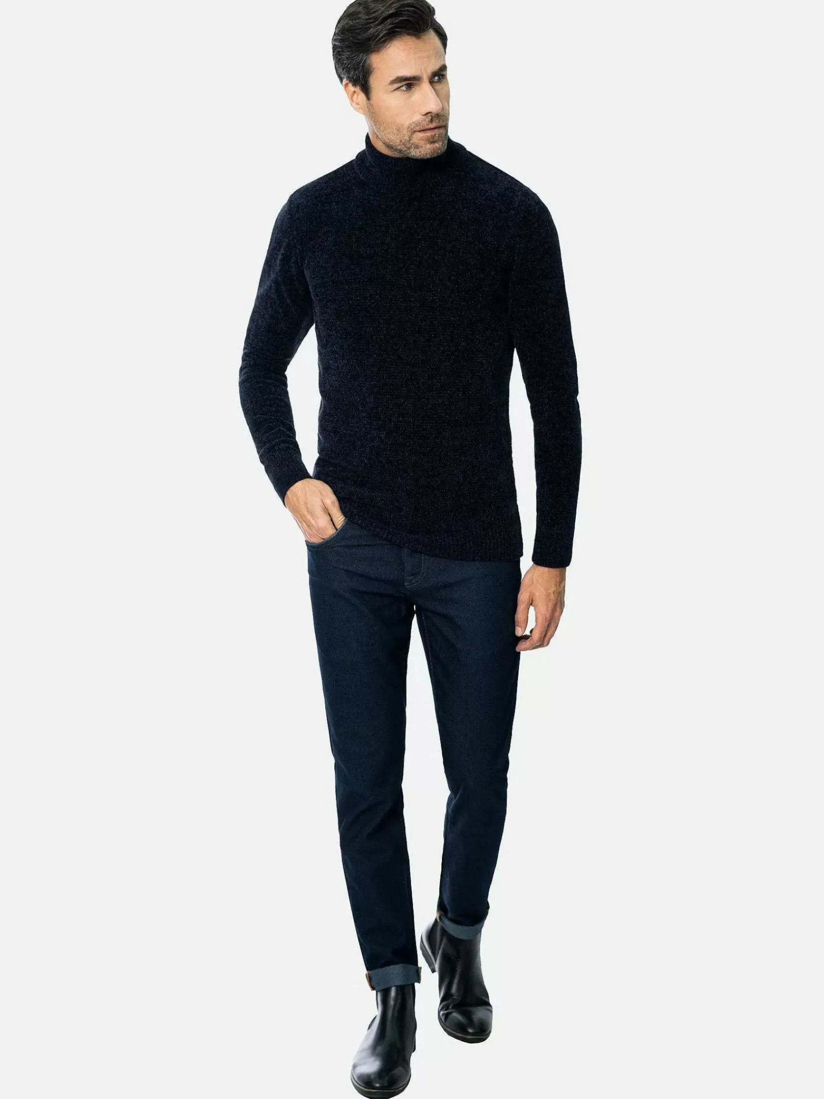 Wam Denim Sweaters|Truien 77539 Chandolin Navy