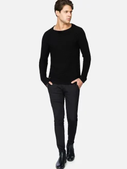 Wam Denim Sweaters|Truien 77521 Ilay Black