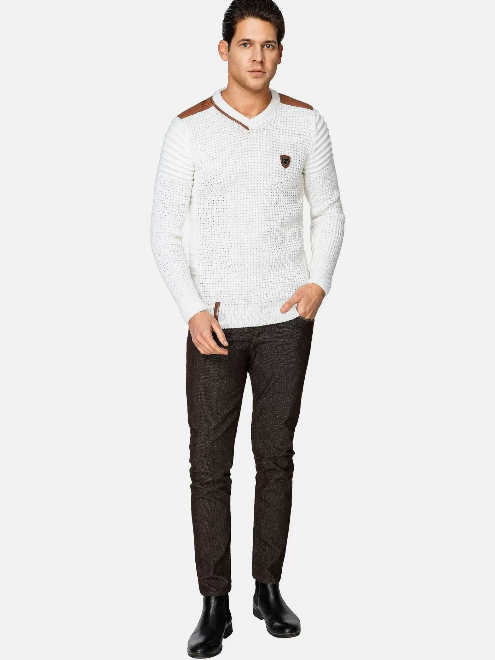 Wam Denim Truien|Truien 77513 Pachuca Off White