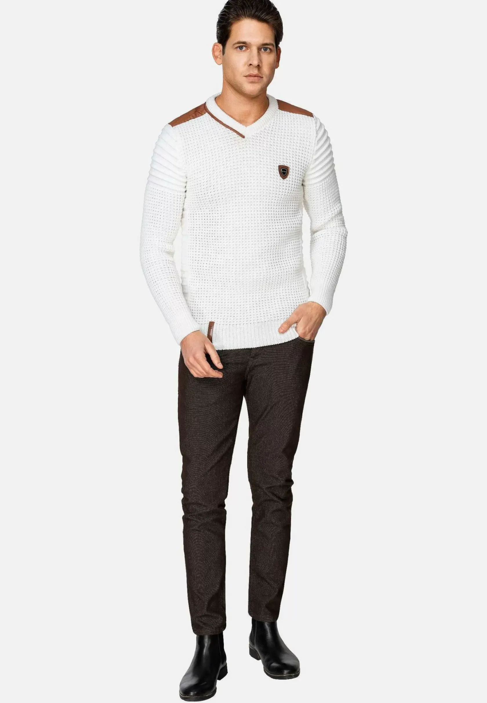 Wam Denim Truien|Truien 77513 Pachuca Off White