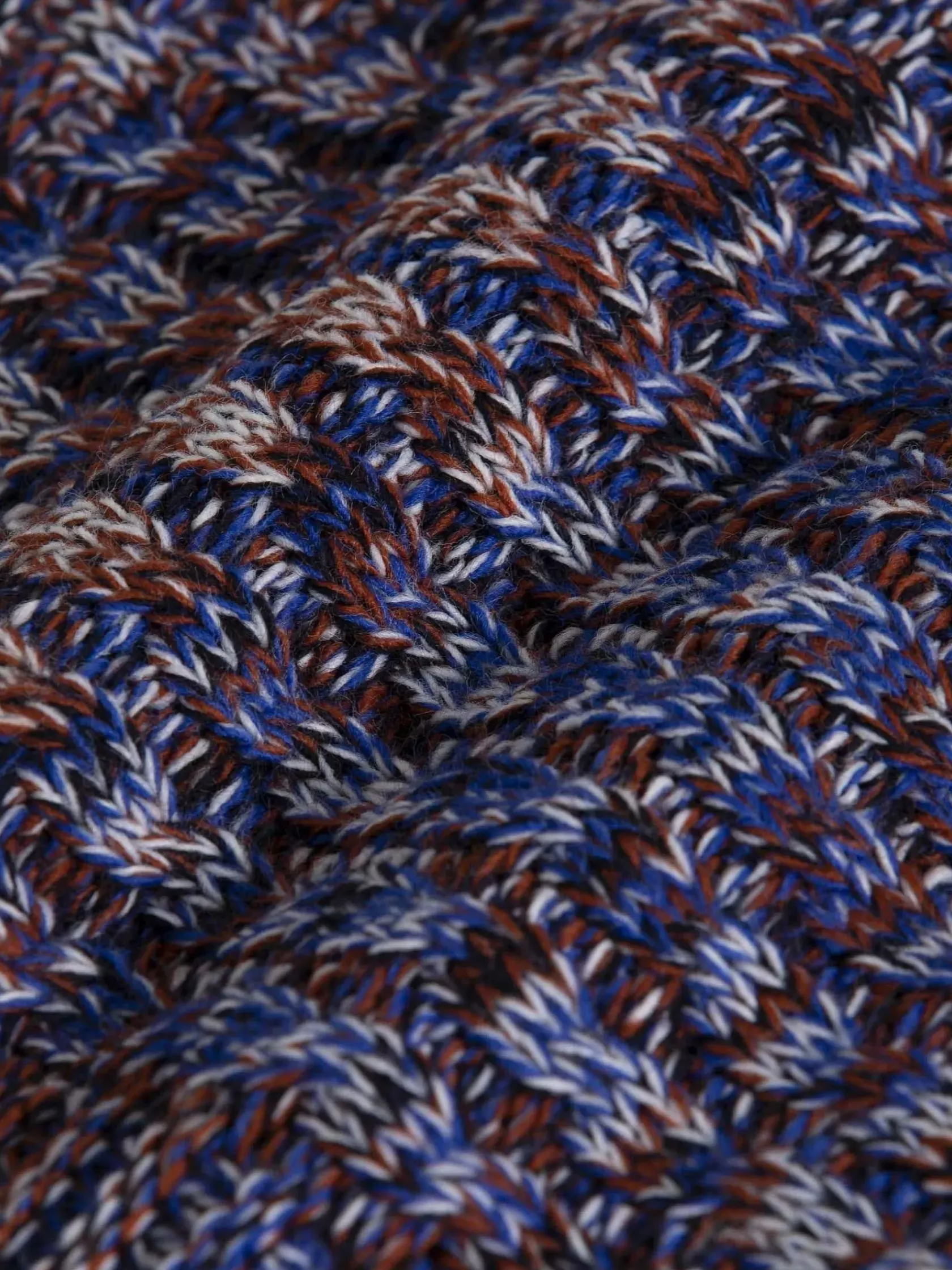 Wam Denim Truien|Truien Tuscon Royal Blue Brown