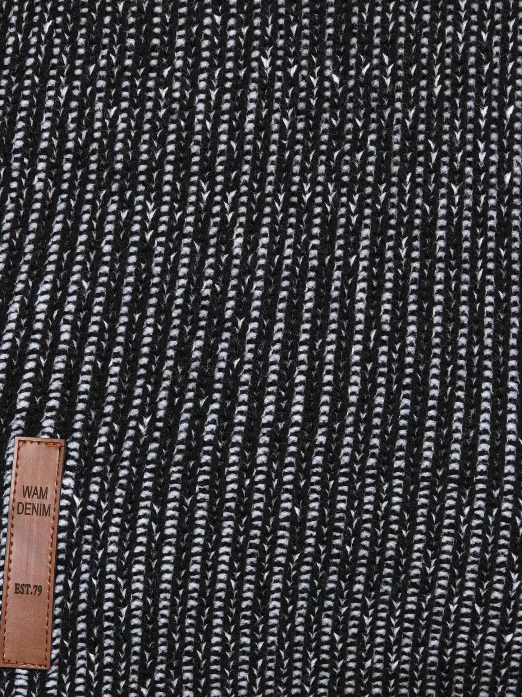 Wam Denim Truien|Trui 77515 Tulum Black White