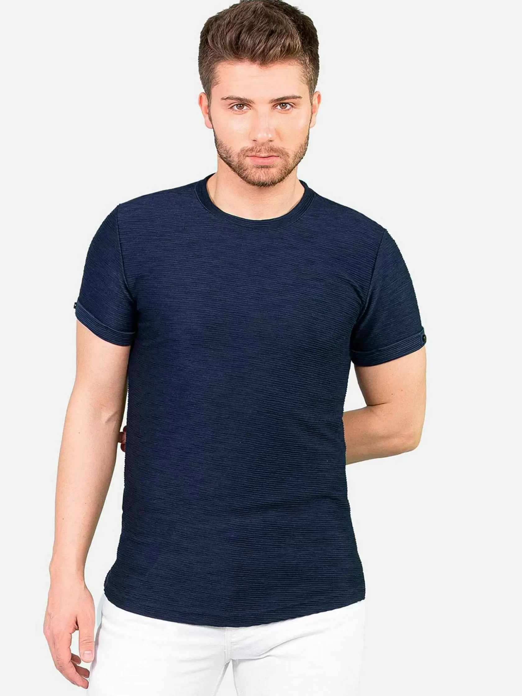 Wam Denim T-Shirts|T-Shirt 79511 Fatila Navy