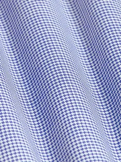 Wam Denim Overhemd Lange Mouwen|Vermilion Checkered Blue Overhemd Lange Mouw