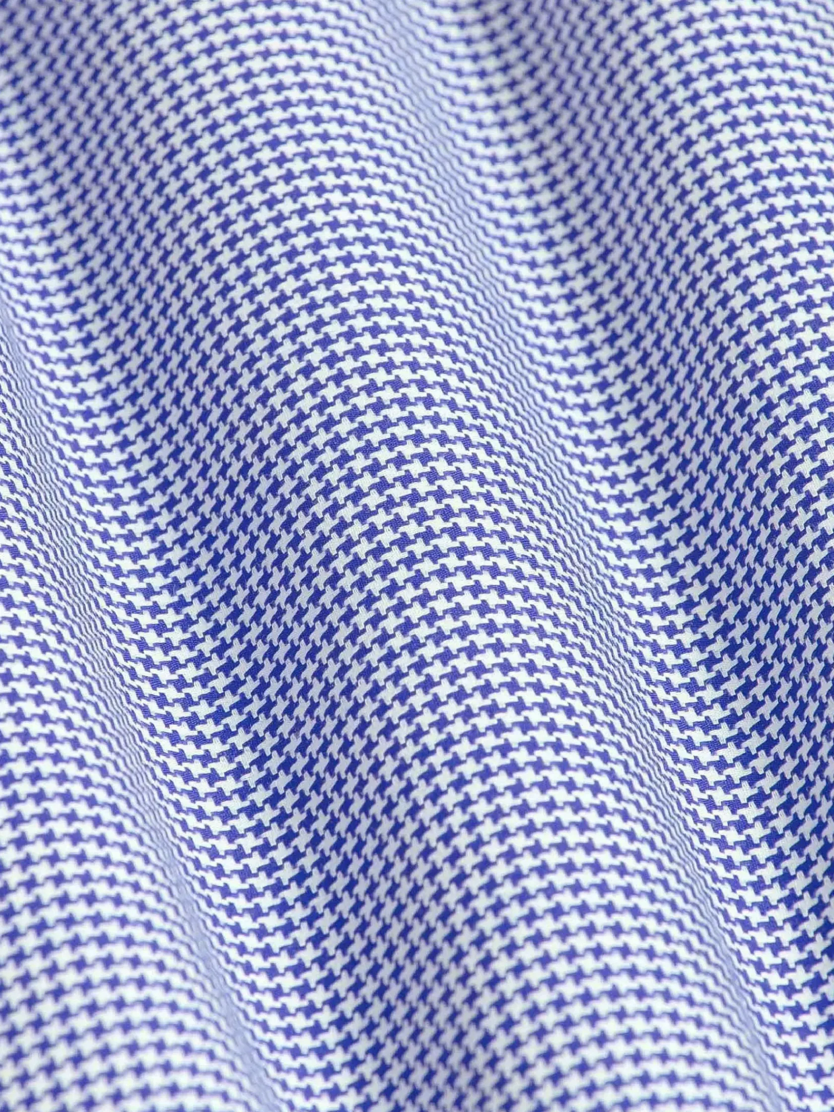 Wam Denim Overhemd Lange Mouwen|Vermilion Checkered Blue Overhemd Lange Mouw