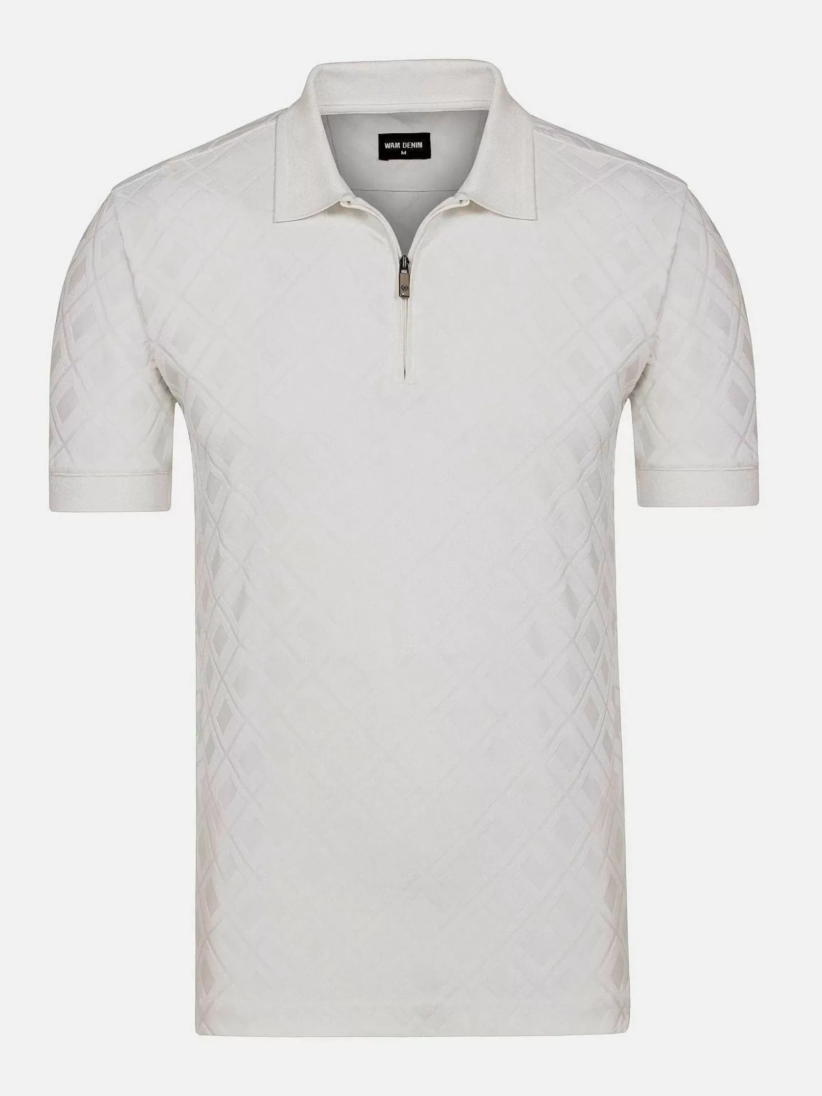 Wam Denim Polo'S|Vista Zipper White Polo