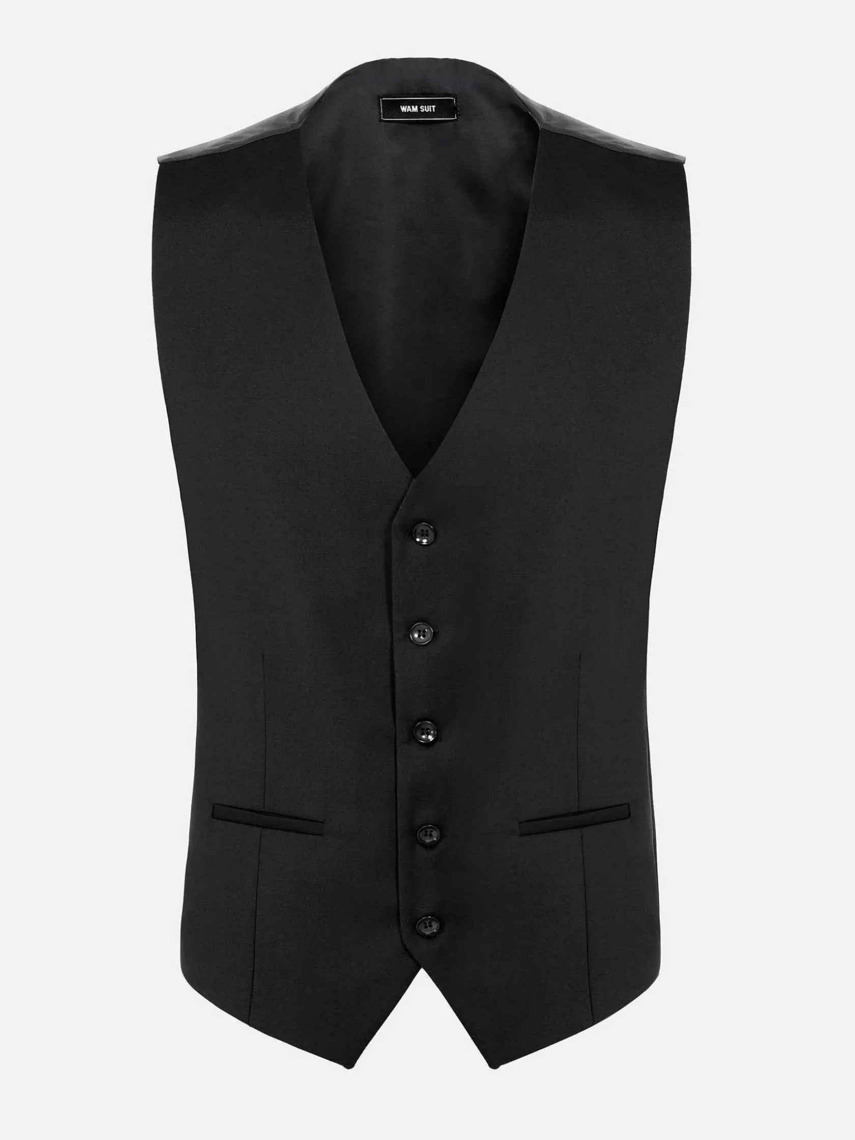 Wam Denim Gilets|Vittorio Black Gilet