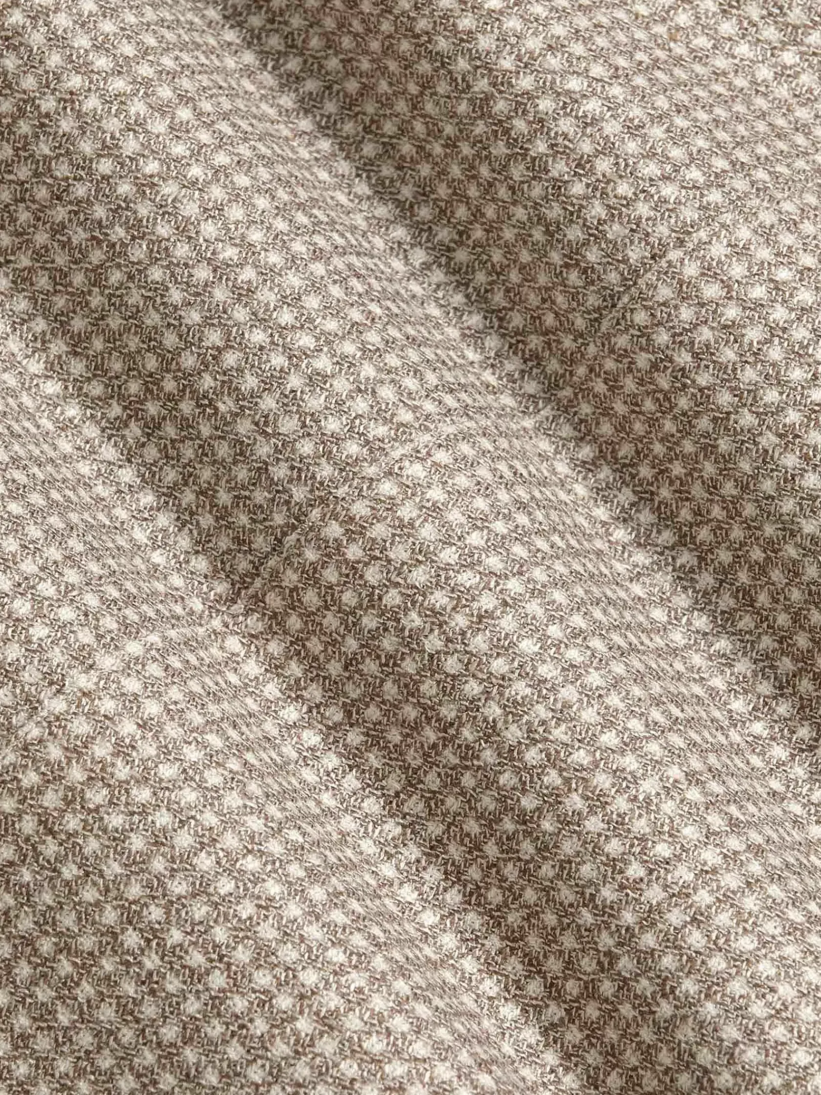 Wam Denim Colberts|Vivia Single Breasted Check Dark Beige Colbert