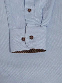 Wam Denim Overhemd Lange Mouwen|Waylon Regular Fit Light Blue Overhemd