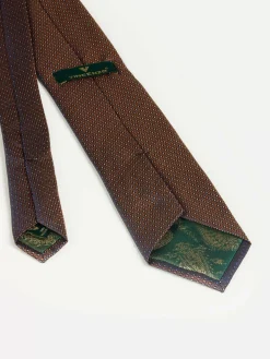 Wam Denim Stropdassen|William Powell Dark Red Stropdas
