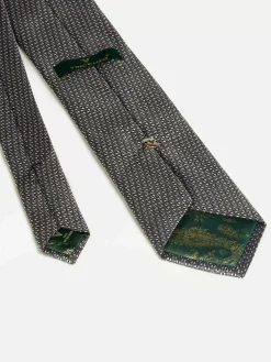 Wam Denim Stropdassen|William Powell Grey Stropdas