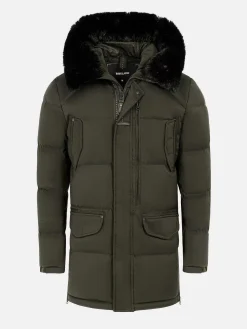 Wam Denim Winterjassen|Winterjassen 71273 Jilliam Khaki