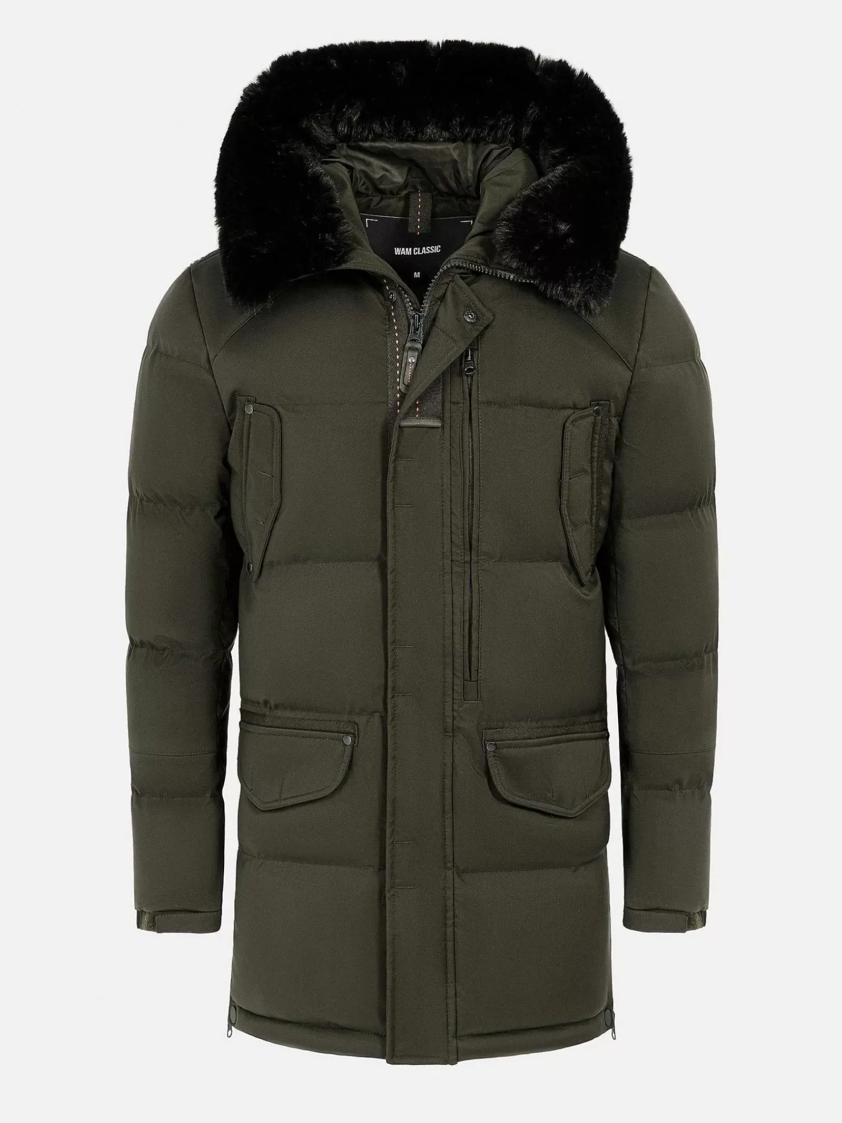 Wam Denim Winterjassen|Winterjassen 71273 Jilliam Khaki