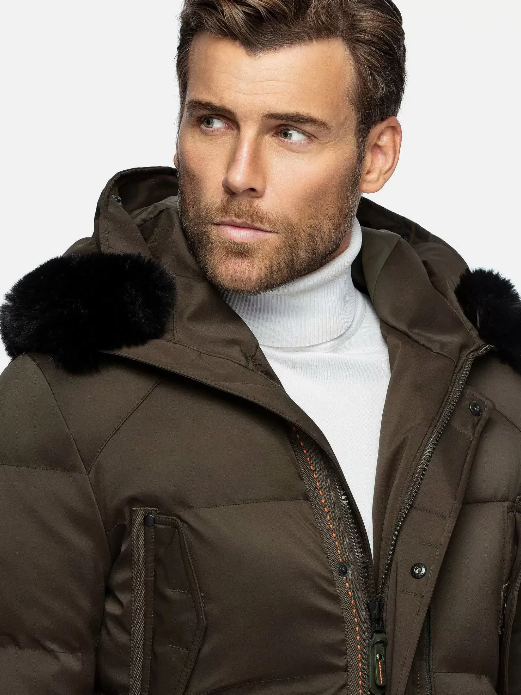Wam Denim Winterjassen|Winterjassen 71273 Jilliam Khaki