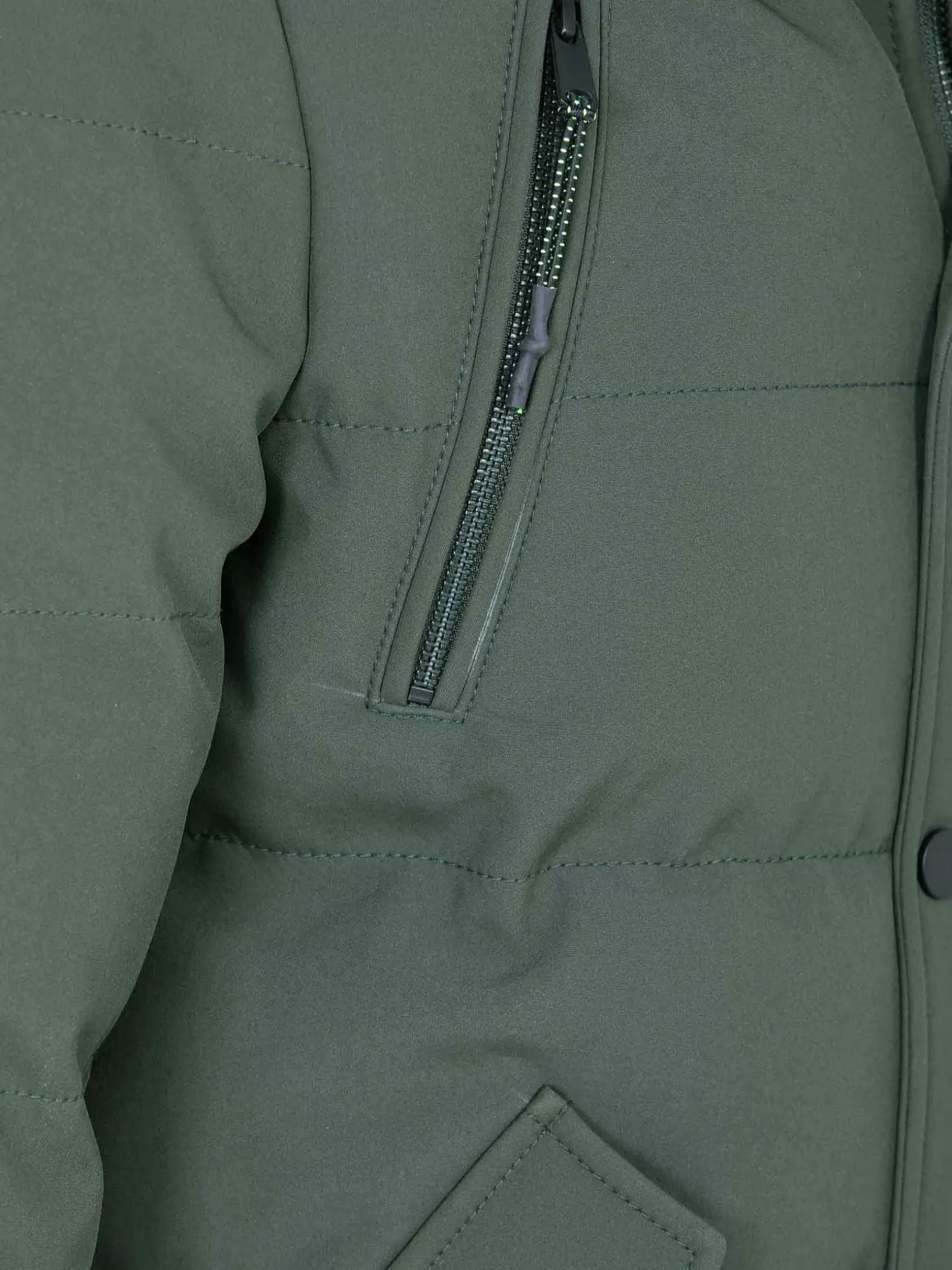 Wam Denim Winterjassen|Winter Jassen 71266 Willow Beach Khaki