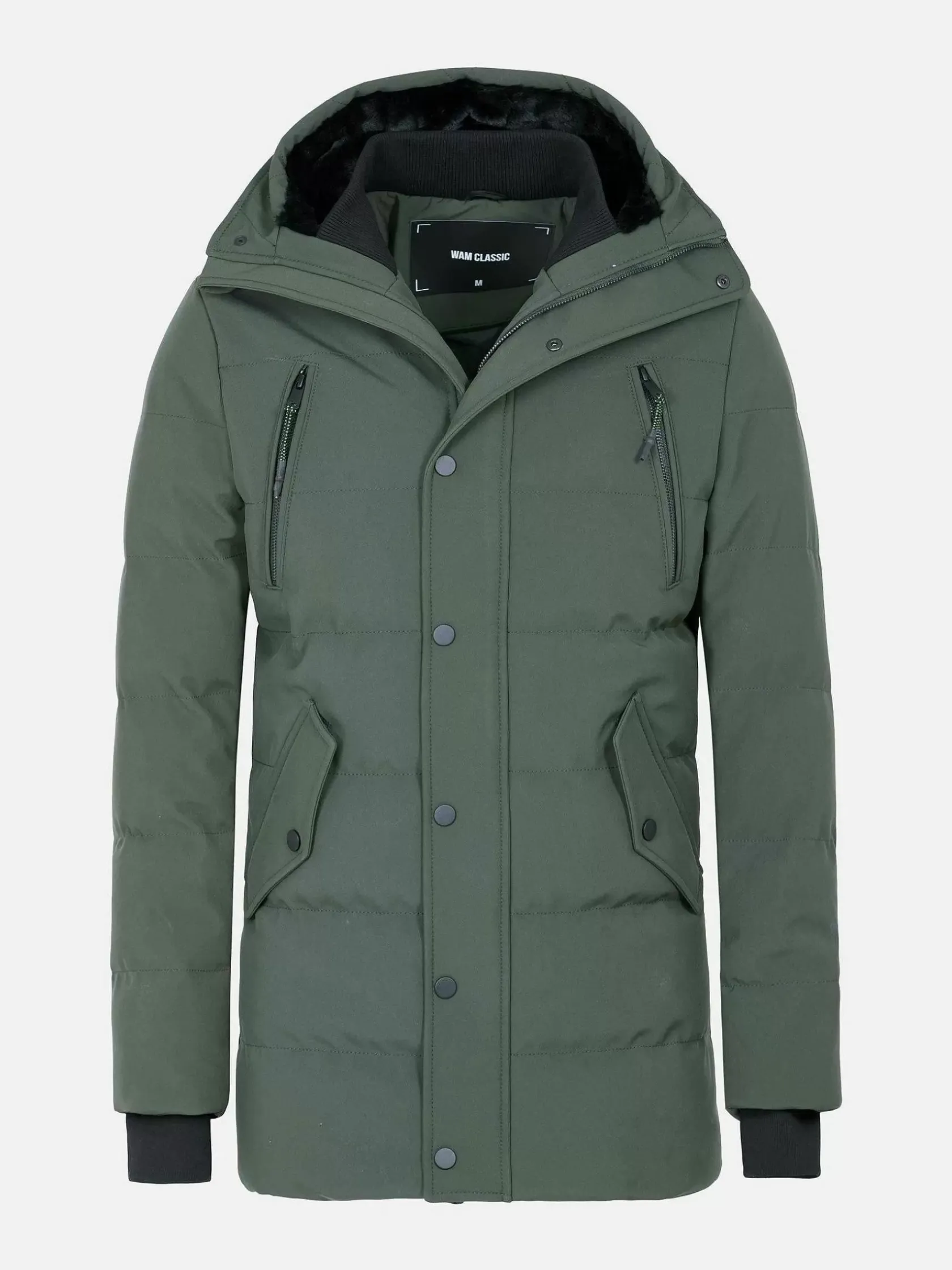 Wam Denim Winterjassen|Winter Jassen 71266 Willow Beach Khaki