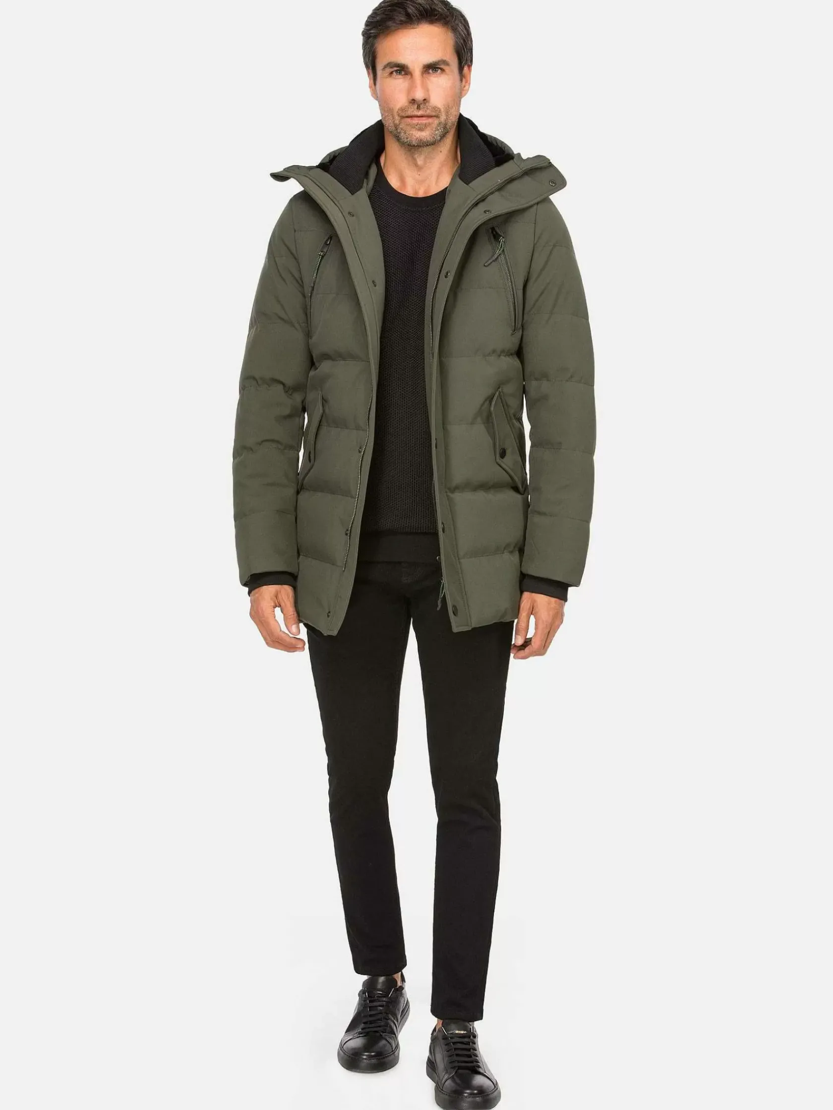 Wam Denim Winterjassen|Winter Jassen 71266 Willow Beach Khaki