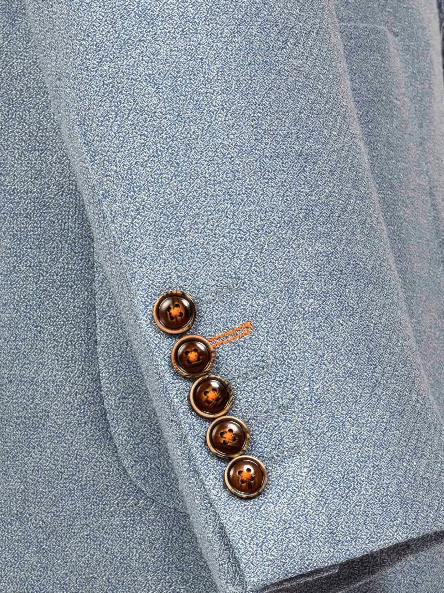 Wam Denim Colberts|Zeta Single Breasted Blue Colbert