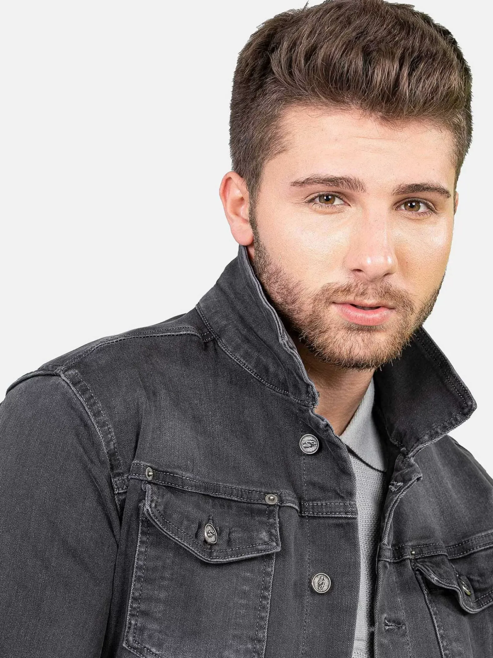 Wam Denim Zomerjassen|Zomer Jassen 68083 Aleron Black