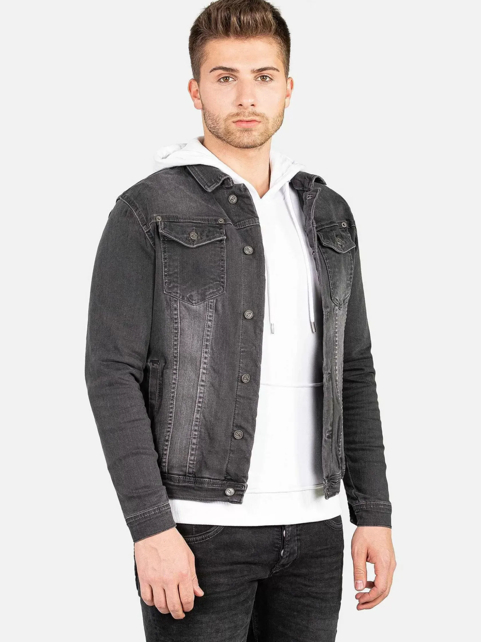 Wam Denim Zomerjassen|Zomer Jassen 68083 Aleron Black