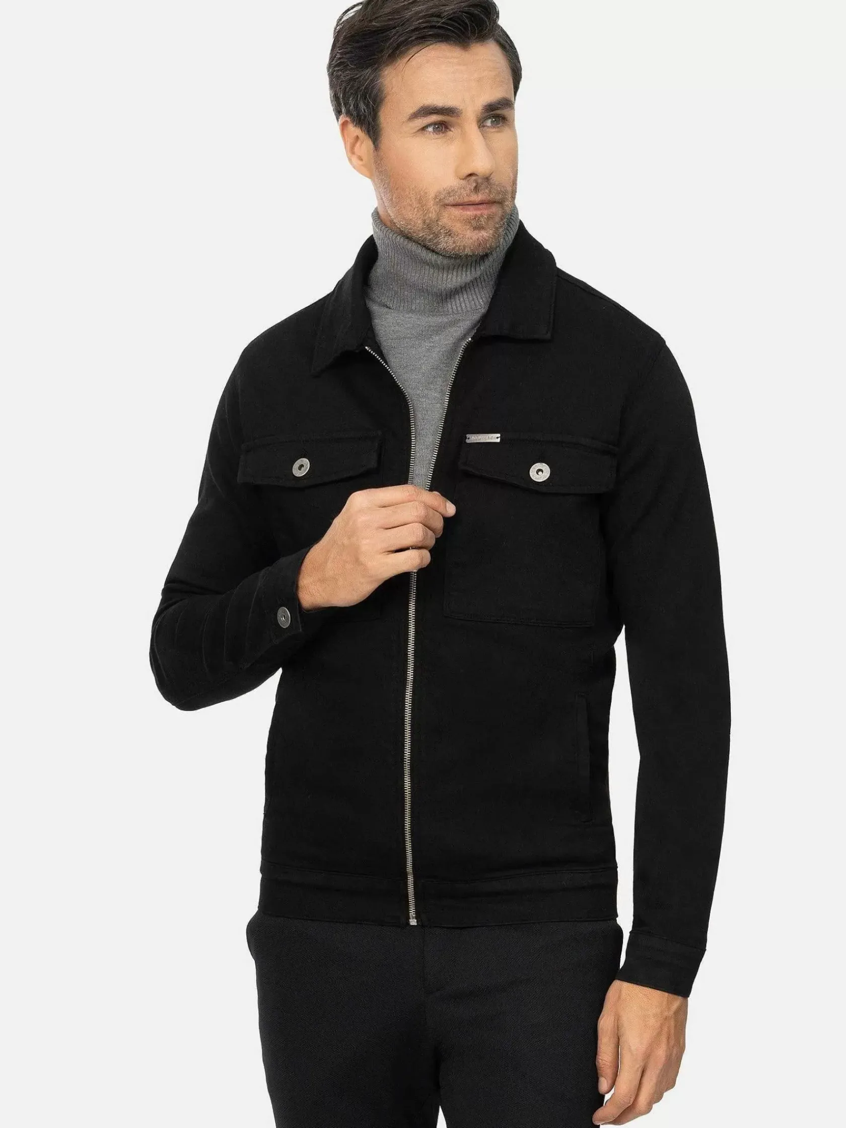 Wam Denim Zomerjassen|Zomer Jassen 82168 Curtice Black