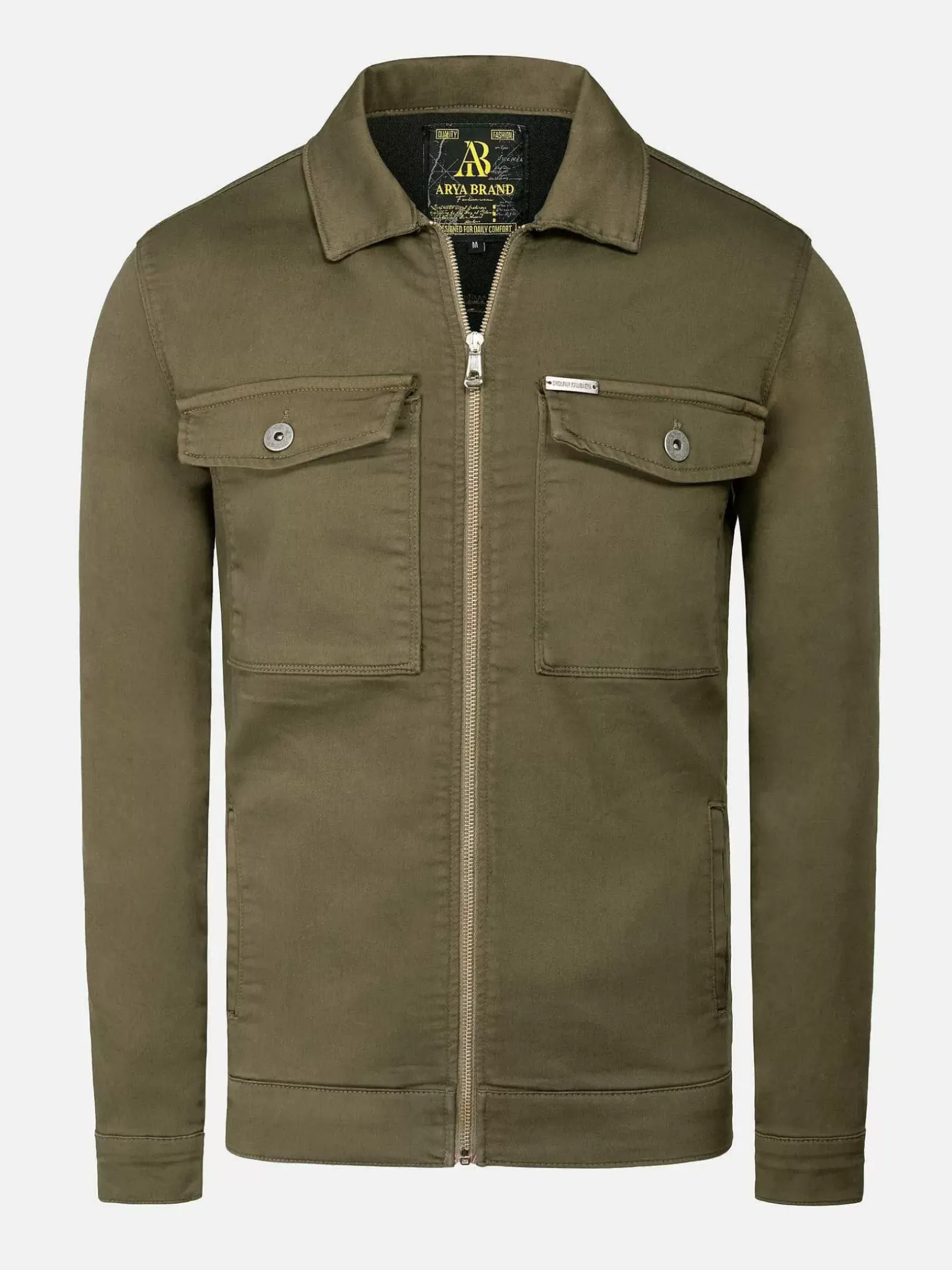 Wam Denim Zomerjassen|Zomer Jassen 82168 Curtice Khaki